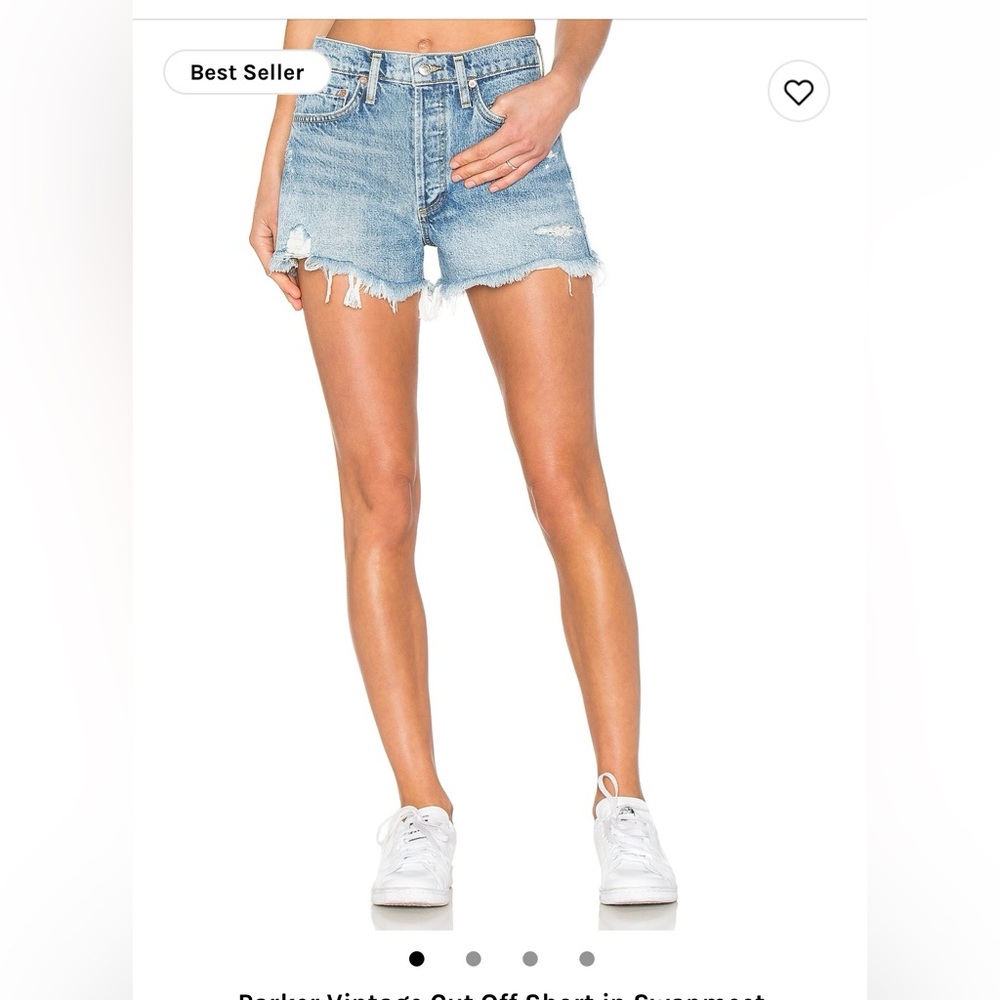 AGOLDE Parker Vintage Cutoff Shorts - Size 25 (BNWT)